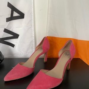 New suede Vince Camuto pumps